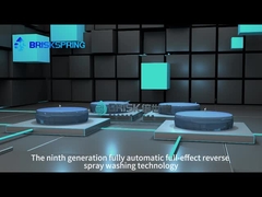 रिवर्स स्प्रे वाशिंग टेक्नोलॉजी के साथ नौवीं पीढ़ी का पूर्ण स्वचालित वाटर प्रीफिल्टर