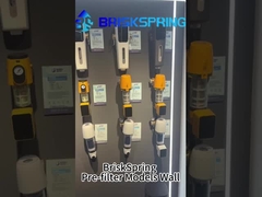 पूरे घर 300 माइक्रोन फ्लश करने योग्य निस्पंदन तलछट जल फिल्टर