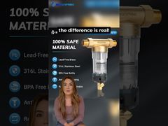 पूरे घर के लिए मैनुअल क्लीनिंग फिल्टर स्पिन डाउन सेडिमेंट