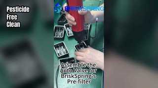 ब्रिस्कस्प्रिंग के प्री-फ़िल्टर के लिए ऑटो वाल्व को इकट्ठा करें