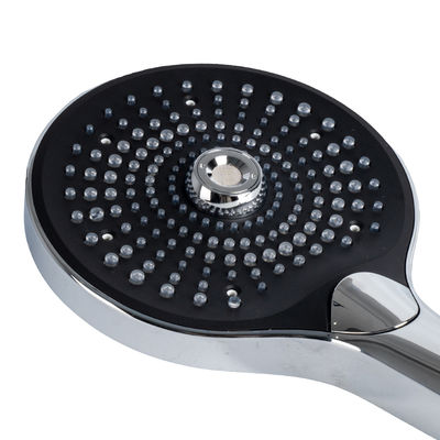 माइक्रो नैनो बबल हैंडहेल्ड शावर हेड 130mm क्रोम 3 स्प्रे मोड्स