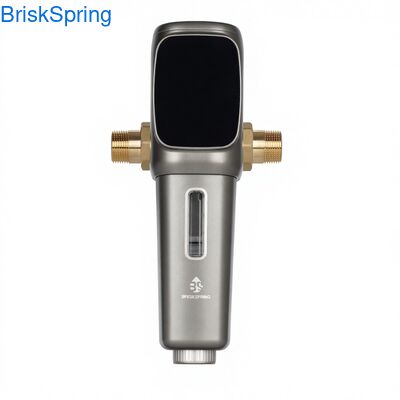 NSF प्रमाणित 316L स्टेनलेस स्टील मेश वाटर प्री फिल्टर, 6T/H प्रवाह दर और इंटेलिजेंट टच कंट्रोल के साथ