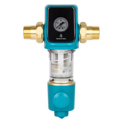 प्रीमियम 40 माइक्रोन तलछट प्रीफिल्टर के साथ BPA मुक्त ऑटो बैकवाश स्क्रैपर घर के उपयोग के लिए