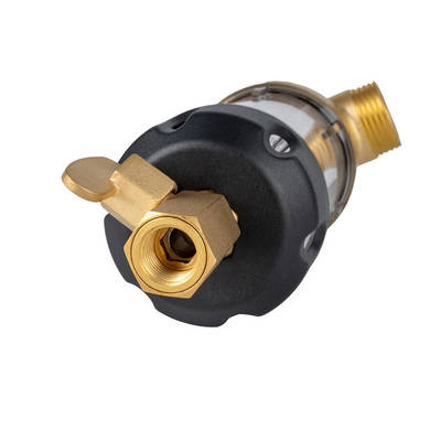 उच्च अंत पुनः प्रयोज्य बैकवॉश तलछट फिल्टर पूरे घर के उपयोग के लिए दो तरफा स्क्रैपिंग गहरी सफाई के साथ