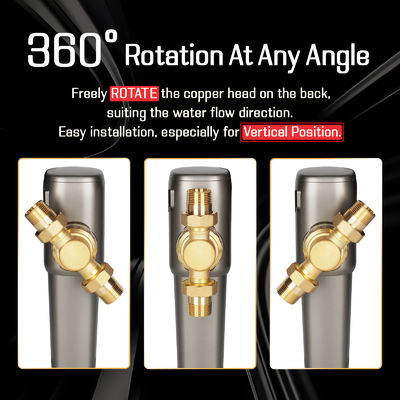 एनएसएफ प्रमाणित पूर्ण स्वचालित जल पूर्व फिल्टर, 900psi दबाव प्रतिरोध और 60 बार दबाव प्रतिरोध के साथ