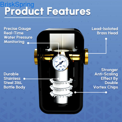 वॉटर डीस्केलर एंटी-लाइमस्केल ट्रीटमेंट, पूरे घर के प्लंबिंग के लिए इको-फ्रेंडली हार्ड वॉटर कंडीशनर