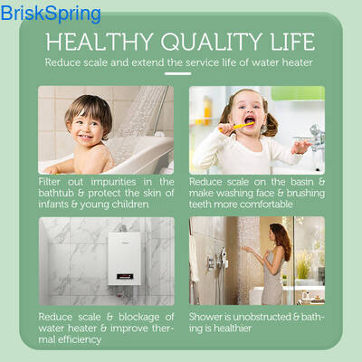 ऊर्जा बचत जल स्केल अवरोधक एमएसएपी एसएस316एल सामग्री और पूरे घर में पानी की आपूर्ति के लिए 16L/मिनट प्रवाह दर के साथ