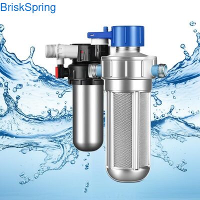 NSF प्रमाणित 316L स्टेनलेस स्टील मेश वाटर प्री फिल्टर, 6T/H प्रवाह दर और इंटेलिजेंट टच कंट्रोल के साथ