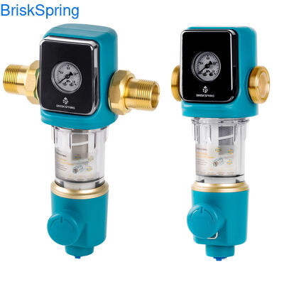 खाद्य ग्रेड स्टेनलेस स्टील एंटी-ब्लॉक संरचना और 22 जीपीएम प्रवाह दर के साथ हल्के पूरे घर के लिए पानी प्री फिल्टर