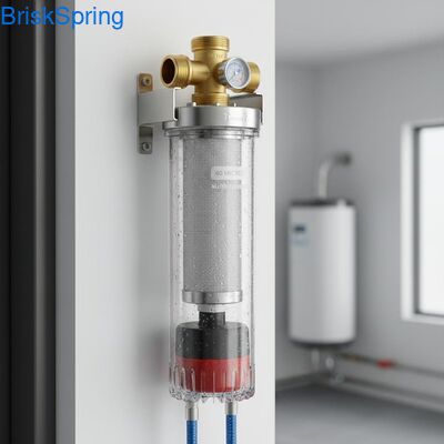 40 माइक्रोन पूर्ण स्वचालित पुनः प्रयोज्य स्पिन डाउन तलछट फिल्टर पूरे घर के लिए पानी पूर्व निस्पंदन के लिए