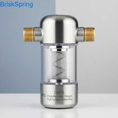 कॉम्पैक्ट 1.08KG वाटर प्री-फ़िल्टर, क्लॉग-रेसिस्टेंट डिज़ाइन और फुल-सिस्टम प्रोटेक्शन के साथ