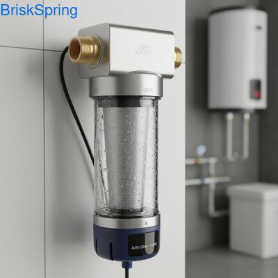 पूरे घर से तलछट हटाने के लिए 40 माइक्रोन पूरी तरह से स्वचालित पुन: प्रयोज्य स्पिन डाउन वॉटर प्री फ़िल्टर