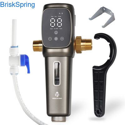 Fully Automatic 40 Micron Whole House Water Filter with SUS 316 Stainless Steel for Clean Tap Water