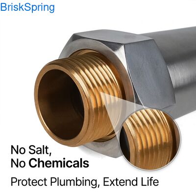 नमक-मुक्त पूरे घर का वाटर कंडीशनर | स्वस्थ त्वचा, बालों और घरेलू उपकरणों के लिए पर्यावरण-अनुकूल स्केल रोकथाम