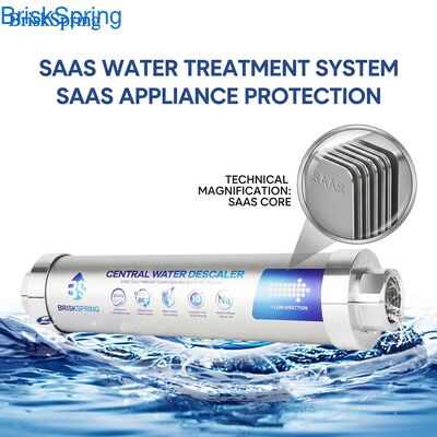 SAAS प्रौद्योगिकी वॉशर सुरक्षा जल डीस्केलर पूरे घर पैमाने अवरोधन भौतिक एंटी-स्केलिंग सिस्टम के साथ