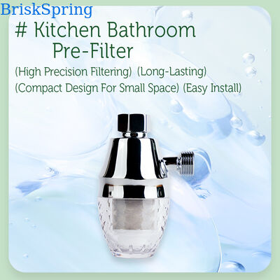 Water Heater Anti-Scale Filter with 30 Tons Filtration Capacity Salt-Free and Chemical-Free 40-50 Microns MSAP Bioactive Scale Inhibitor