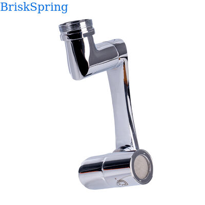 1440° Multi-Joint Rotating Micro Nano Bubble Faucet Aerator with Gas-Liquid Cutting Technology and H59-1 Brass Construction