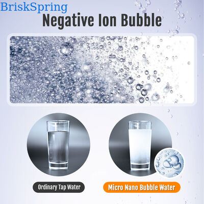 1440° मल्टी-जॉइंट रोटेशन माइक्रो नैनो बुलबुला नल एरेटर 1.09 × 108 ± 1.65 × 107 कणों/एमएल के साथ बुलबुला एकाग्रता और H59-1 पीतल + SUS304 स्टेनलेस स्टील निर्माण