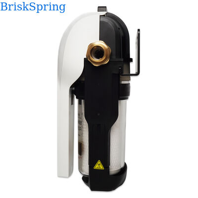 Compact Whole House Water Filter System with 15 L/min High Flow Quick Change Cartridge for Sediment Rust Chlorine Removal