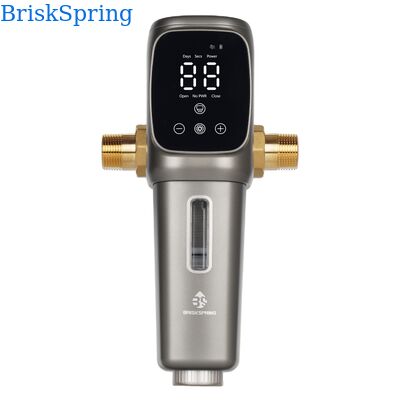 Fully Automatic Backwashing Water Pre Filter with 40 Micron Precision Filtration and SUS 316L Stainless Steel Mesh Whole House Water Prefilter