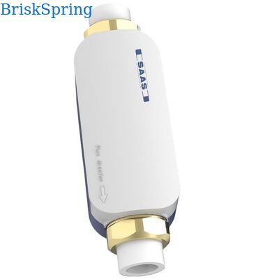 Salt-Free Water Descaler with No Electricity Ion Polarization Technology, Whole House Water Scale Inhibitor for Municipal Tap Water