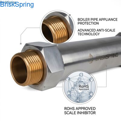 पानी के डिसेलर नमक मुक्त प्रणाली, बॉयलर, पाइप और उपकरणों के लिए एंटी-स्केल वाटर कंडीशनर, RoHS स्वीकृत 0.15MPa