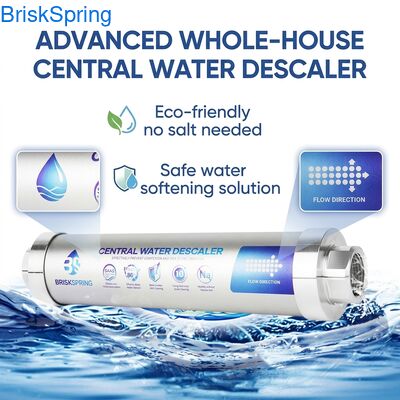 नमक मुक्त एंटी क्लॉग वाटर सॉफ्टनर सुरक्षित टिकाऊ संक्षारण प्रतिरोधी सामग्री के साथ